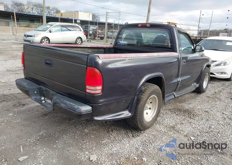 1999 Dodge Dakota Slt/Sport from USA, damaged, VIN 1B7FL26X8XS190257
